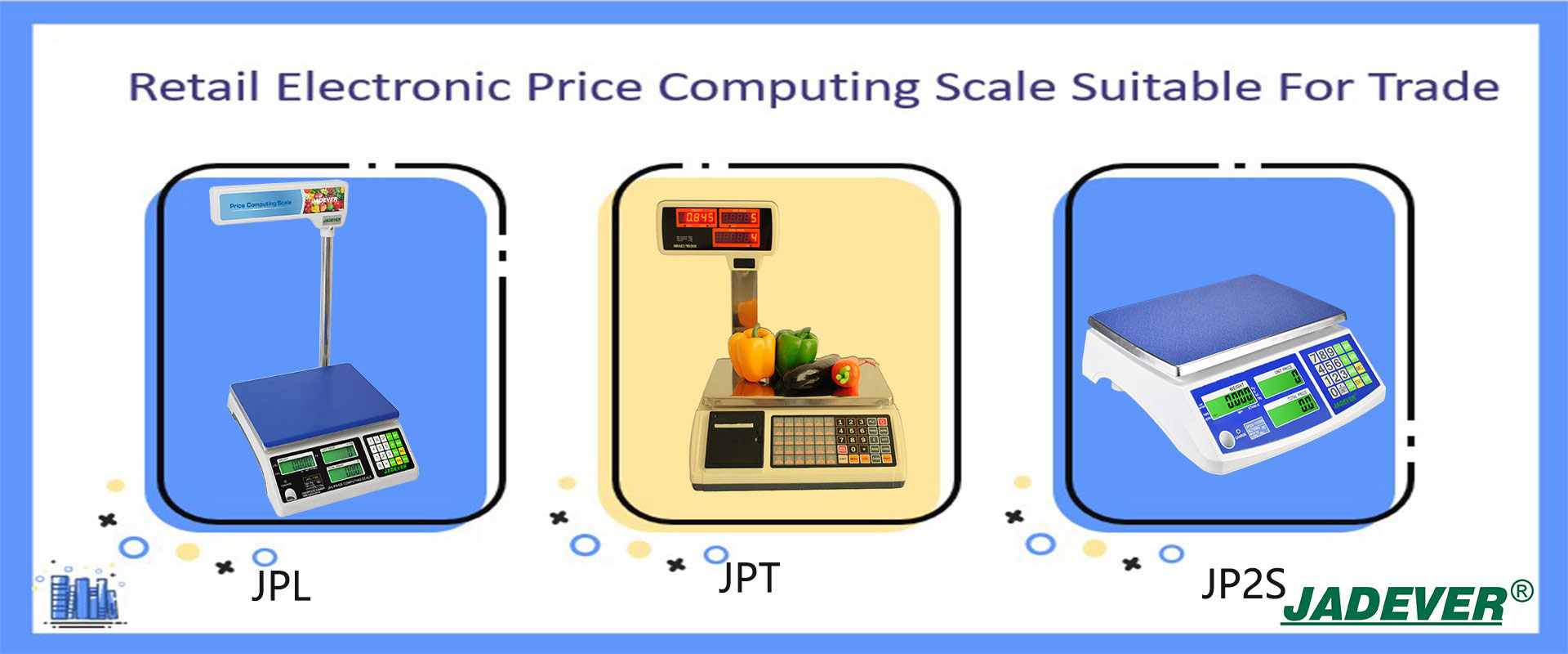 Balance électronique de calcul des prix au détail adaptée au commerce
