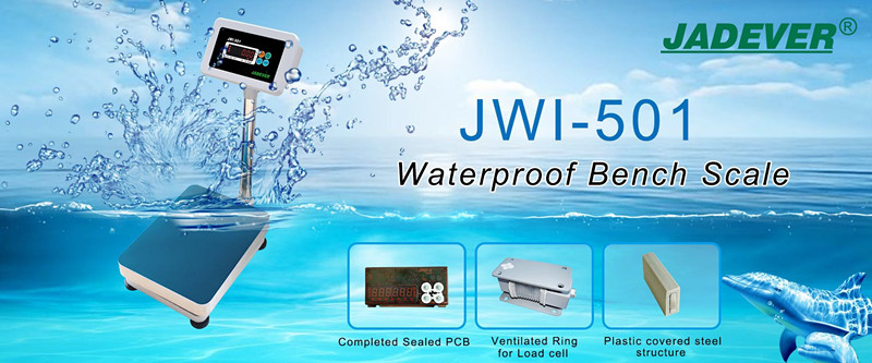 Balance de table étanche Jadever JWI-501 pour fruits de mer IP68