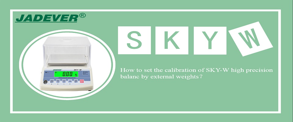 Comment régler l'étalonnage de la balance de haute précision SKY-W par des poids externes