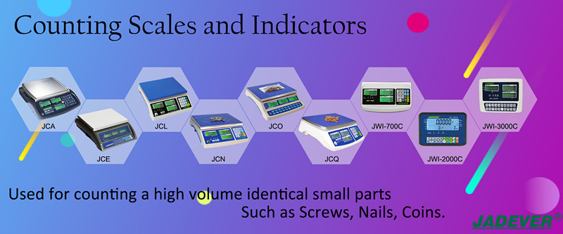 échelles et indicateurs de comptage de jadever précis
